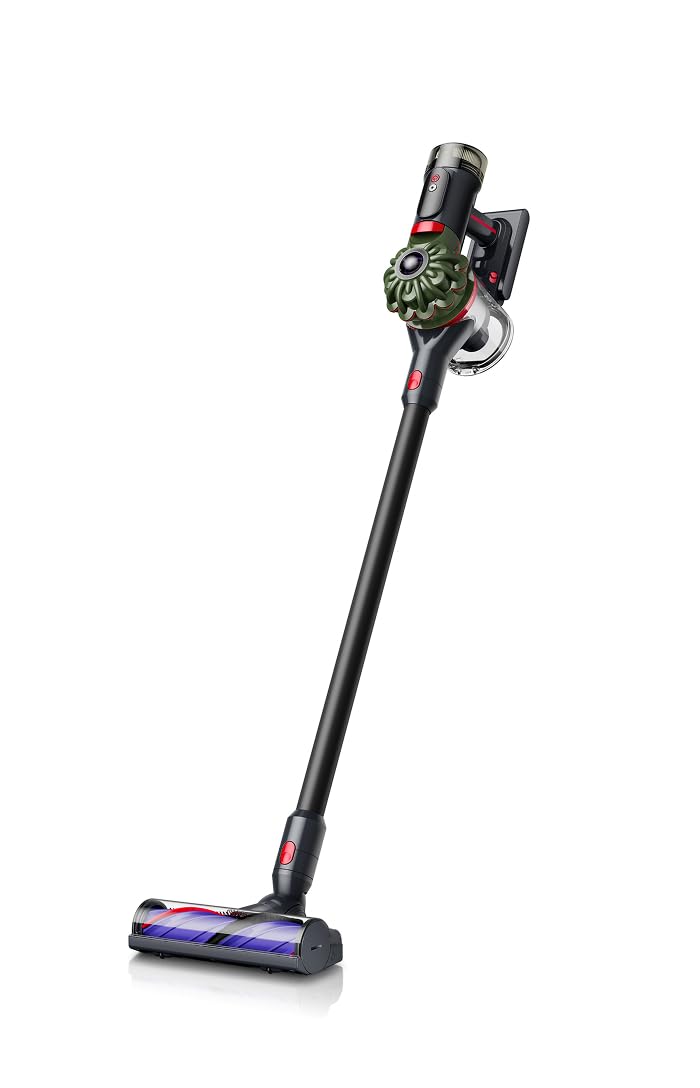 Dyson V8 Cyclone kabelloser Staubsauger, 150 AW, 60 Minuten Laufzeit, Motorbar-Bürste mit Anti-Verhe