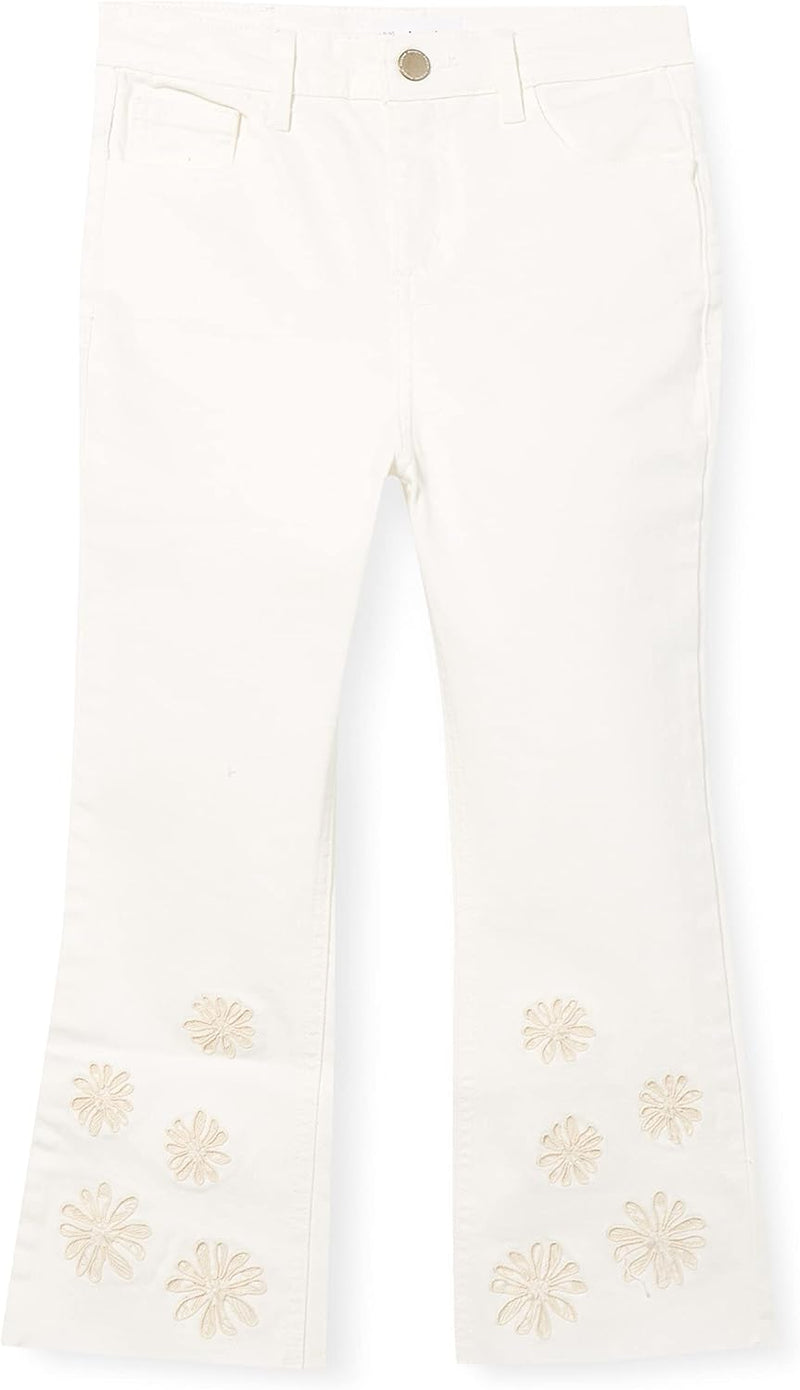 Desigual Girls Pant_Estrella Jeans, White, 7/8