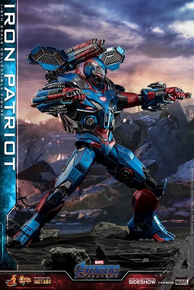 Hot Toys - 1:6 Iron Patriot Figur - Avengers: Endgame, HT904924, Mehrfarbig