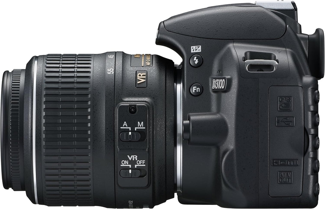 Nikon D3100 SLR-Digitalkamera (14 Megapixel, Live View, Full-HD-Videofunktion) Kit inkl. AF-S DX 18-