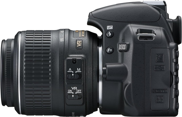 Nikon D3100 SLR-Digitalkamera (14 Megapixel, Live View, Full-HD-Videofunktion) Kit inkl. AF-S DX 18-
