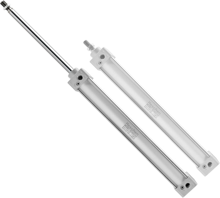 Heschen Pneumatischer Standard-Luftdruckzylinder, SC 40-300, PT1/4 Anschluss, 40mm Bohrung, 300mm Hu