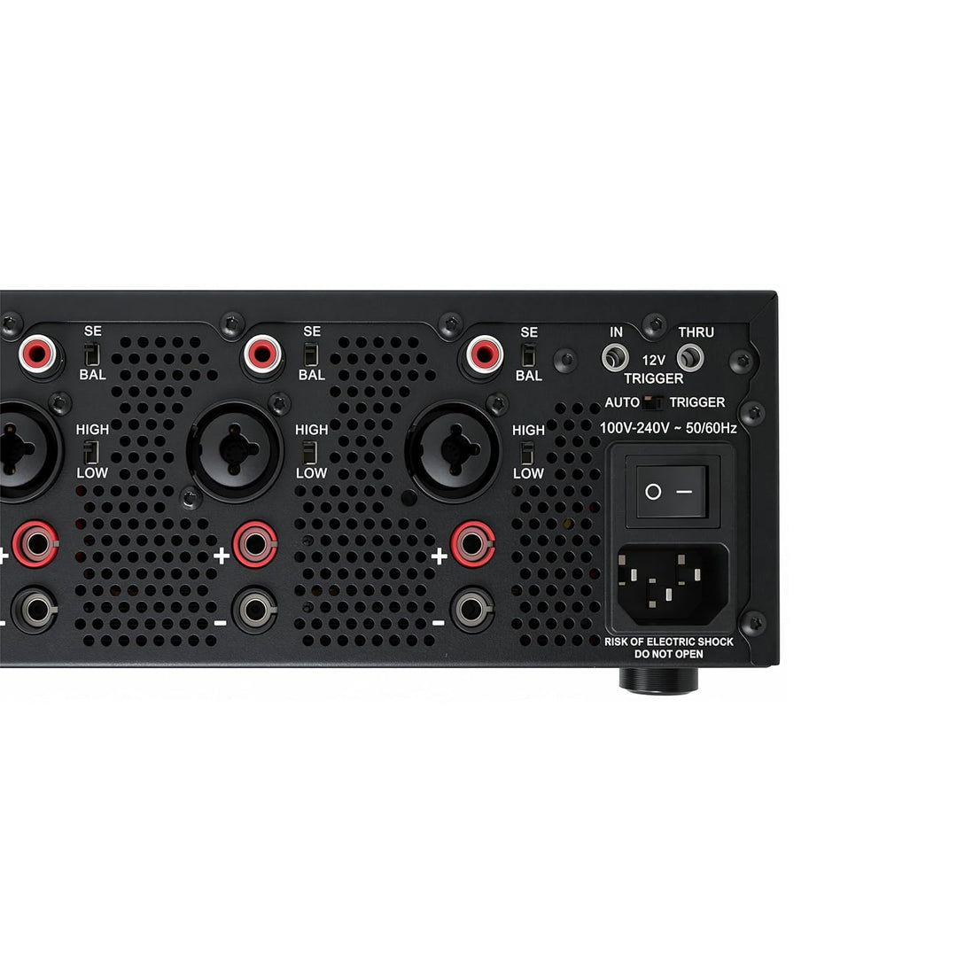 3eAudio PAM256 Multikanal-Endstufe - 6-Kanal Verstärker mit 250W pro Kanal, TPA3255 PBTL, GaN & PFFB