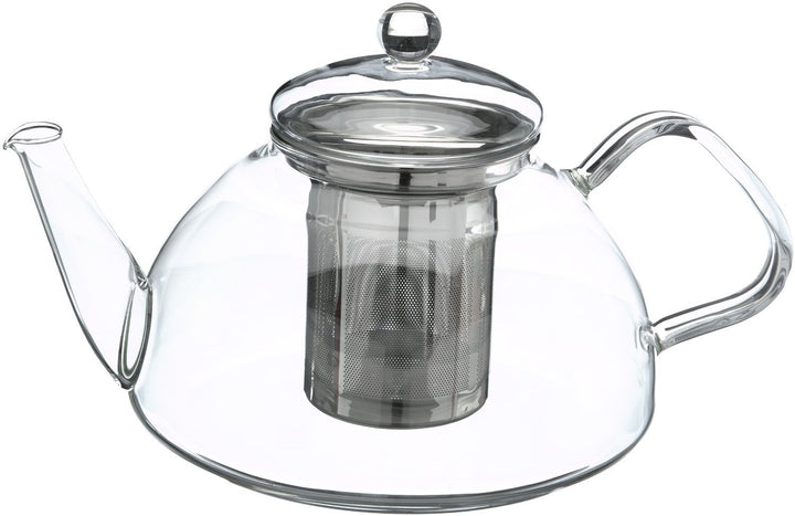 Trendglas Jena Teekanne Theo im traditionellen Design mit Edelstahlsieb, 1.2 L
