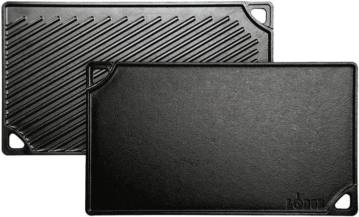 Lodge Logic Iron Griddle/Bratflächen 16.75 Inch Doppelbrenner, 16.75 Inch Doppelbrenner