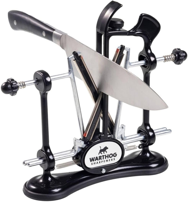 Warthog V-Sharp A4 Profi Messerschärfer, ideal für Köche, Angler, Jäger, 325er Körnung Diamantstäbe