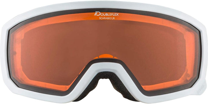 ALPINA SCARABEO JR. - Beschlagfreie, Extrem Robuste & Bruchsichere OTG Skibrille Mit 100% UV-Schutz