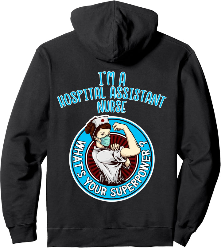 Krankenhaus Assistentin Krankenschwester Shirt für Frauen Pullover Hoodie