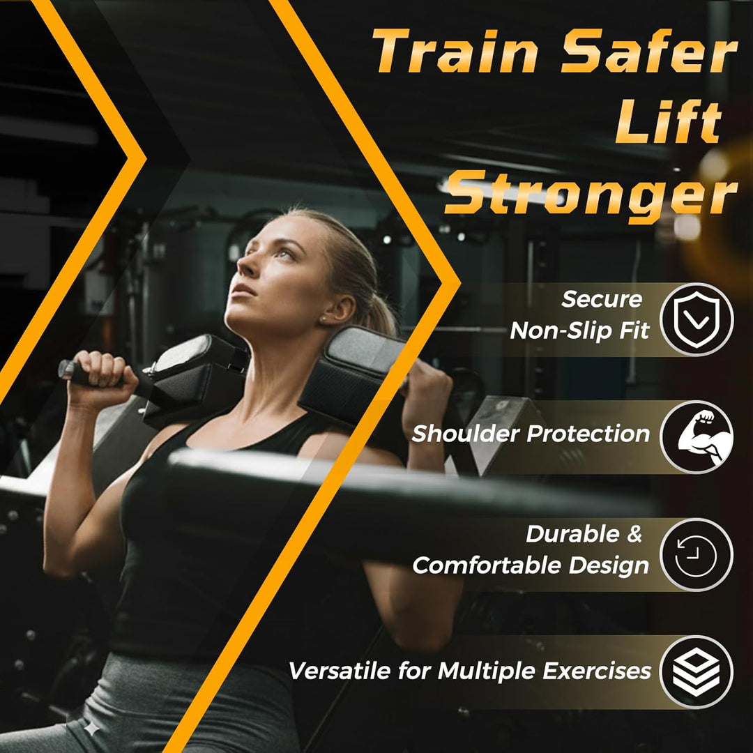 J Bryant Hack Squat Schulterpolster-Set – 4 cm Dicke Universal-Polster für Hack Squat & Beinpresse –