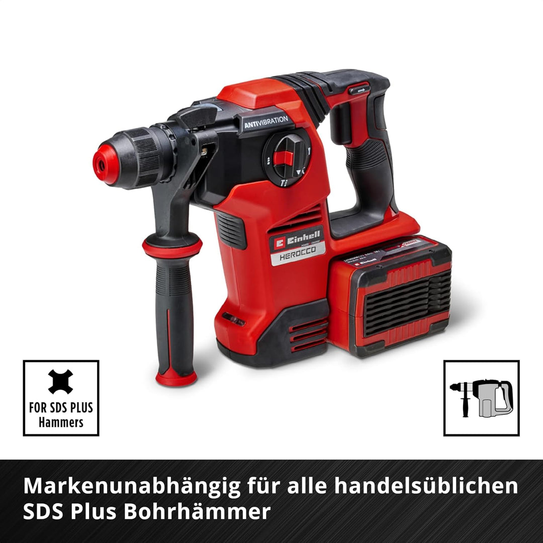 kwb SDS Plus Bohrer, SDS Plus Hammerbohrer (Ø 20 mm x 460/400 mm, mit extrem schneller Hartmetall 4X