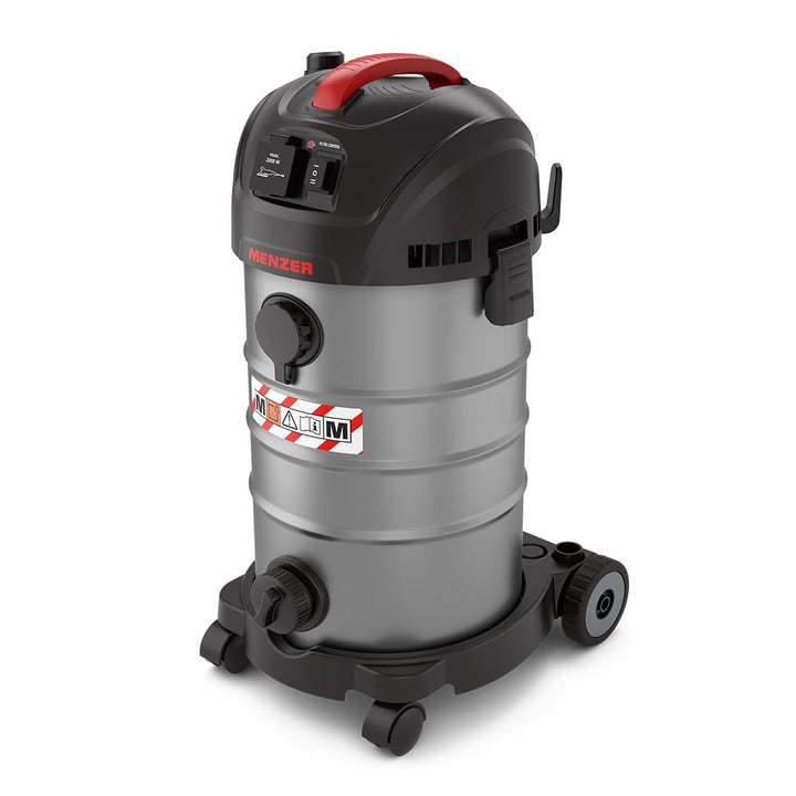 MENZER Sicherheitsstaubsauger (Nass- und Trockensauger) VCM 330, Staubklasse M, 30 Liter, komplette