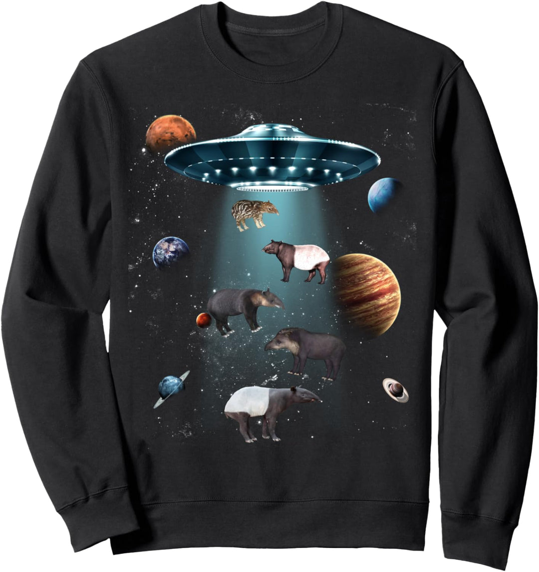 Galaxy Tapir Space UFO Alien Stars Animal Malayan tapirs Sweatshirt