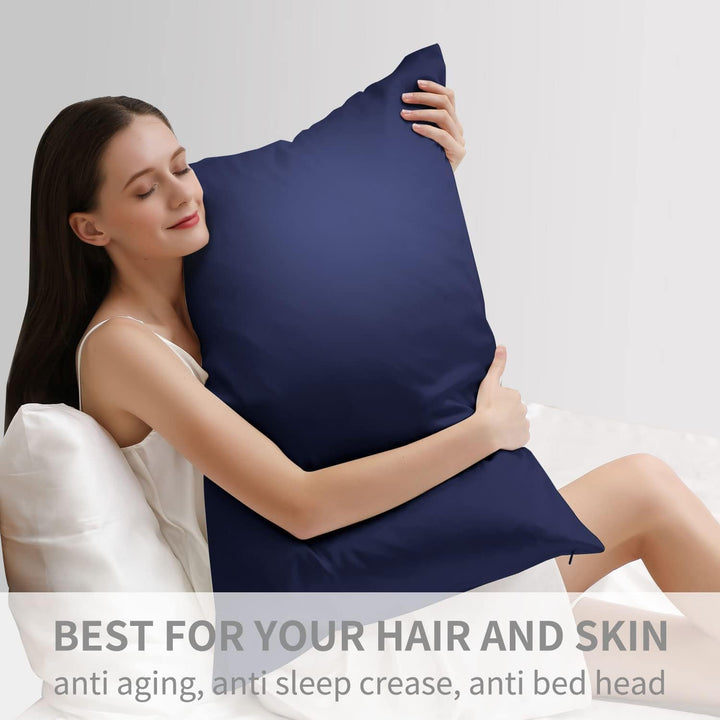 ZIMASILK Kissenbezug aus 100% Seide für Haare und Haut. Doppelseitige 19 Momme Reine Maulbeerseide K
