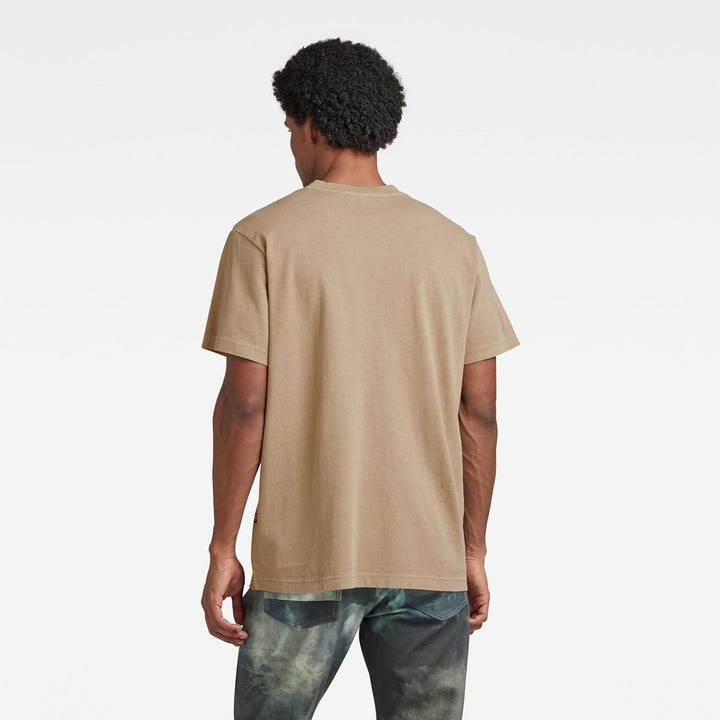 G-STAR RAW Herren Overdyed Loose T-Shirts L Braun (Renaissance Dk Toggee Gd D23154-c756-d919), L Bra