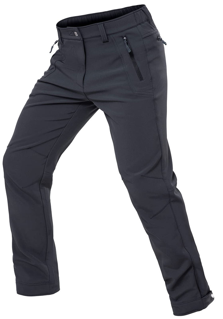Cycorld Herren Wanderhose-Winter-Outdoorhose-Skihose,Thermohose Wasserdicht Gefütterte Softshellhose