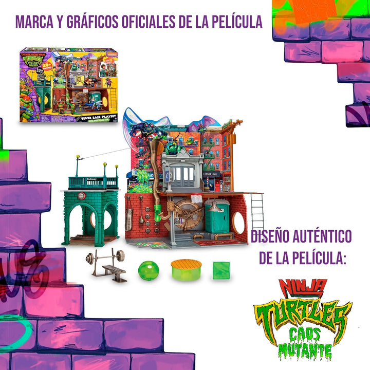 Teenage Mutant Ninja Turtles TU802000 TMNT Quartier Playset, S