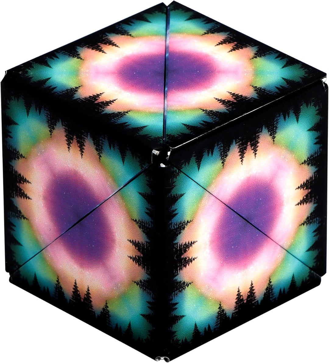 SHASHIBO Formwechsel-Box – Preisgekrönter, patentierter Zappelwürfel mit 36 Seltenerdmagneten – läss