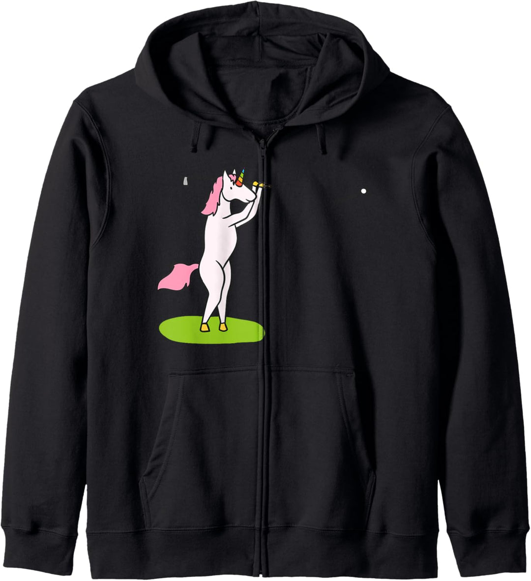 Golfendes Einhorn / Einhorn Golf Kapuzenjacke