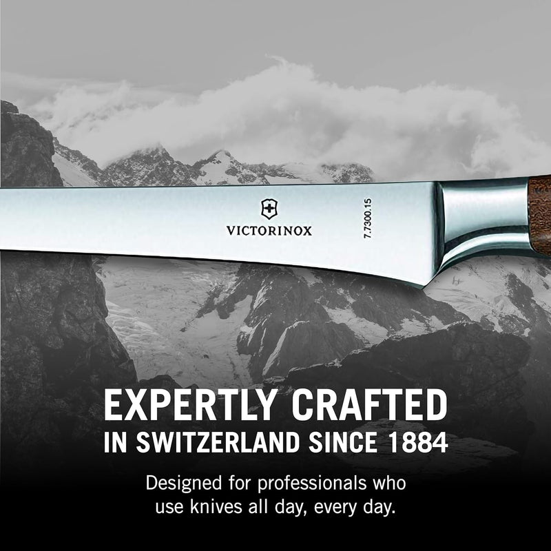 Victorinox, Grand Maître, Profi Ausbeinmesser, Extra Scharfe Klinge, gerader Schliff, 15 cm, Edler H