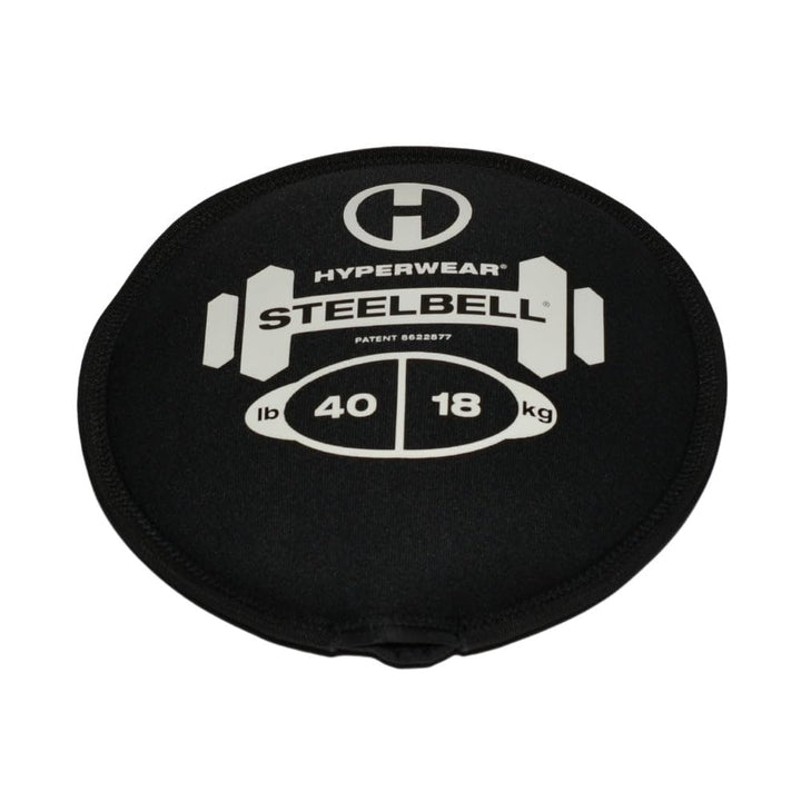 HYPERWEAR SteelBell Slam Ball mit Stahlfüllung, extrem haltbar, Neopren 40-Pound, 40-Pound