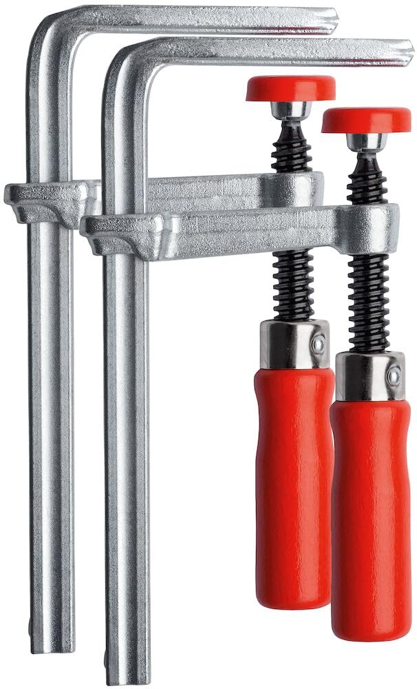 Bessey Ganzstahl-Tischzwingen GTR 120/60 120/60 mm Grau / Rot, 120/60 mm Grau / Rot