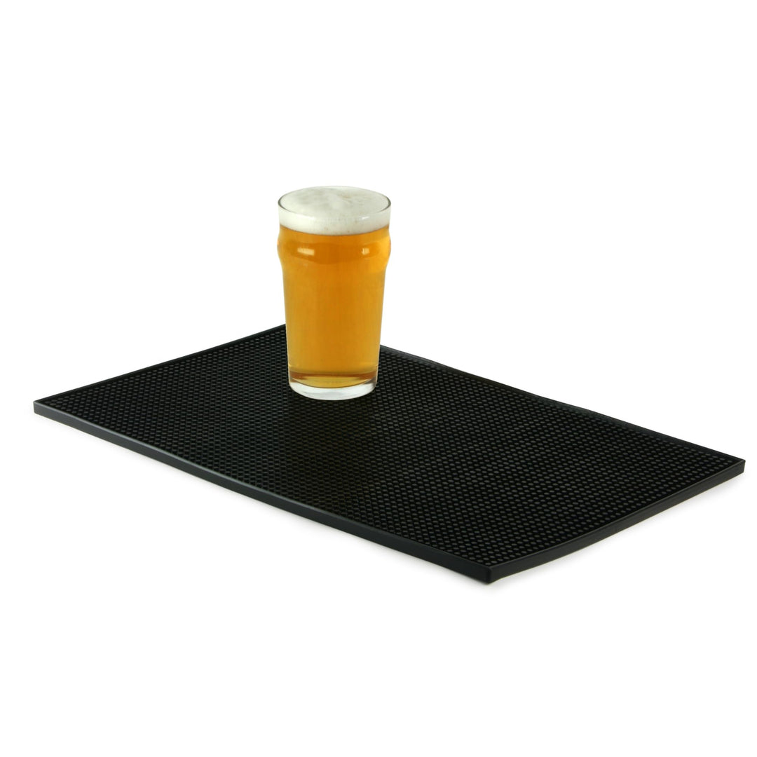 Bar@drinkstuff Barmatte/Abtropfmatte, Gummi, 30,5 x 45,7 cm, Schwarz