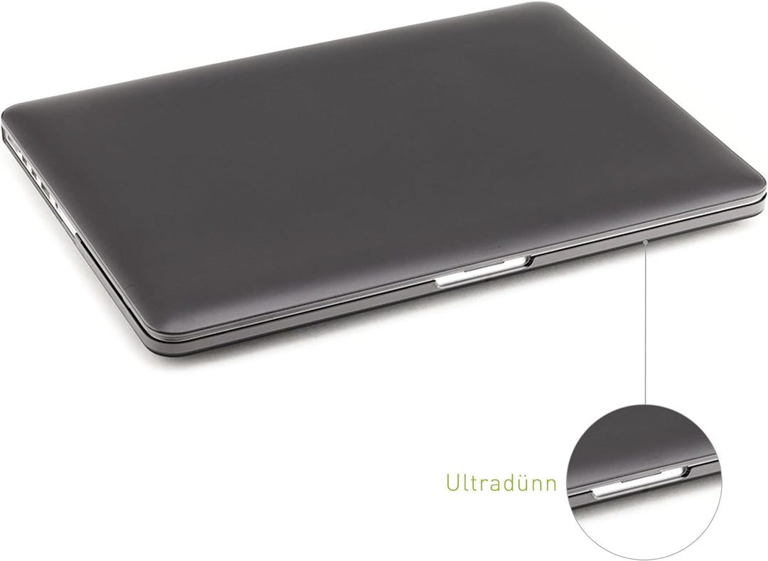 KMP Schutzhülle passend für MacBook Pro Retina 15“ (02/2013, 10/2013, 08/2014, 05/2015) – Anthracite