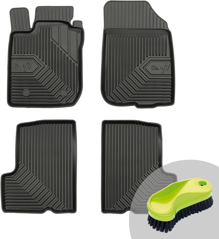 FROGUM No.77 Gummimatten Ganzjahresset von Auto Fussmatten Autofussmatten für Dacia Duster I 2010-20