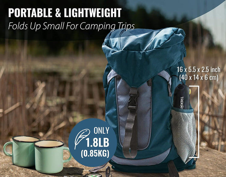 TREKOLOGY Tisch Kleiner Campingtisch Camping Beistelltisch Der Zusammenklappbar Leicht Zelttisch Kla