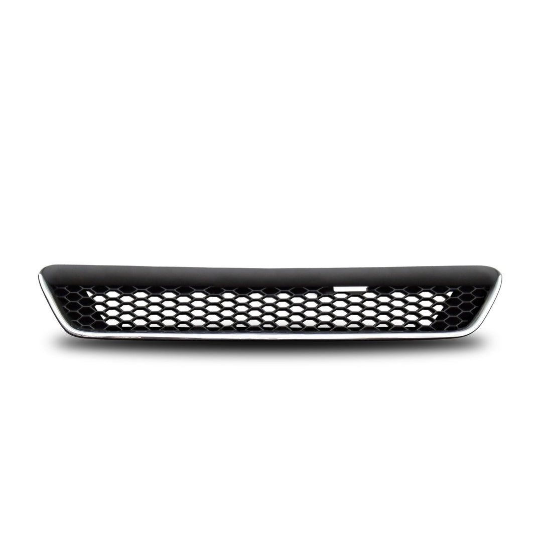 JOM Car Parts & Car Hifi GmbH 6320027MOE Kühlergrill ohne Emblem mit Chromrahmen und Wabengitter, sc