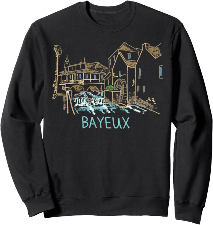 Bayeux Frankreich Kunstgeschenk Männer Frauen Sweatshirt