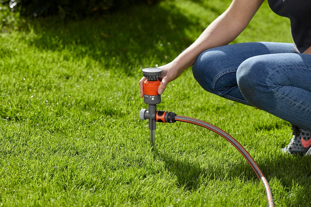 Gardena Comfort-Kreisregner Vario: Sprühregner für gleichmässige Beregnung, für Flächen bis 225m², W