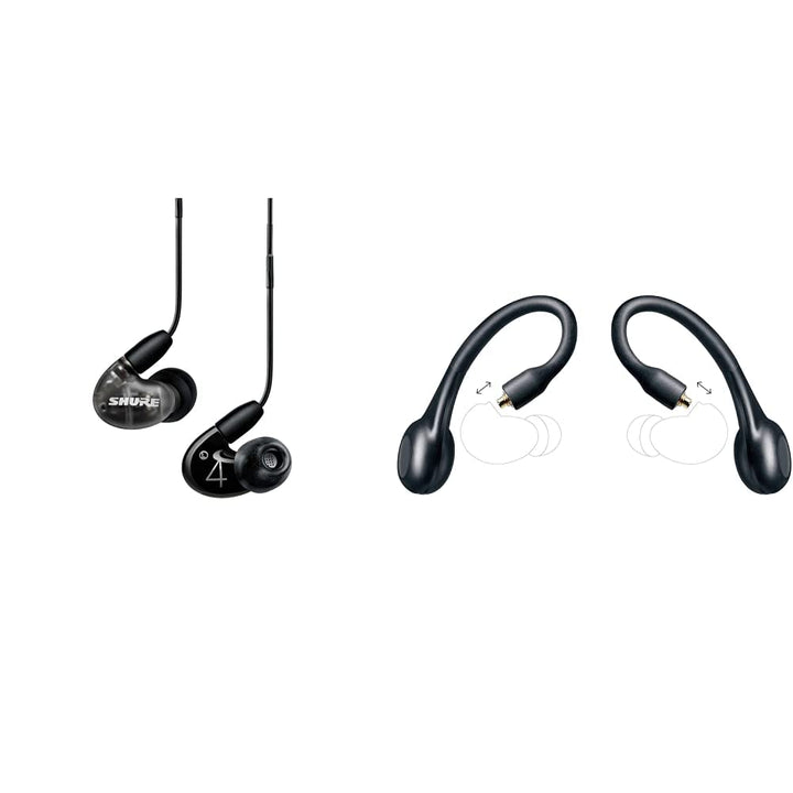 Shure AONIC 4 kabelgebundene Sound Isolating Ohrhörer, detailreicher Klang, Zweifach-Hybrid-Treiber