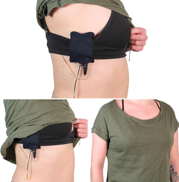 URSA Popper Pouch – Diskrete & vielseitige Sendertasche – Sicheres Druckknopf-Design für horizontale