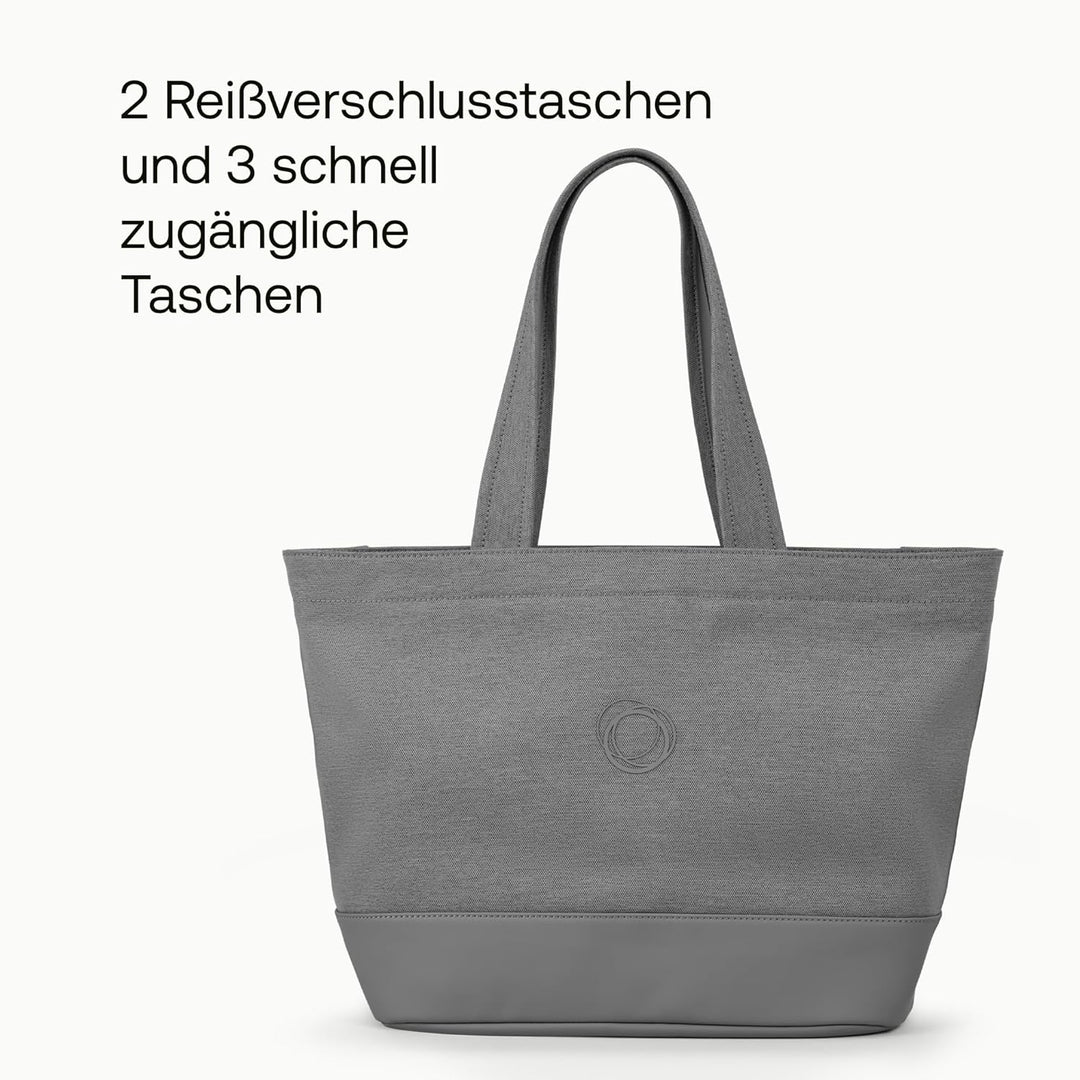 Bugaboo Wickeltasche, Windeltasche mit leicht zugänglichen Fächern, isoliertem Flaschenhalter, Wicke