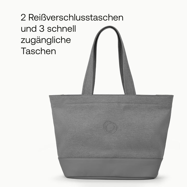 Bugaboo Wickeltasche, Windeltasche mit leicht zugänglichen Fächern, isoliertem Flaschenhalter, Wicke