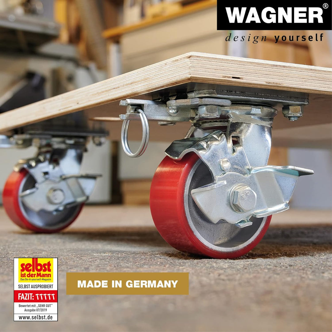 Wagner Profi-Transporthilfe MM 1348 I 78 x 59 x 16 cm - Tragkraft 1.000 kg - Multiplex - für maximal