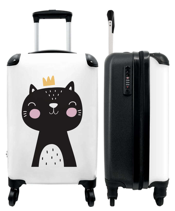 NoBoringSuitcases.com® Kindertrolley Mädchen Carry on Luggage Trolli Handgepäck Koffer Geschenk - Ka