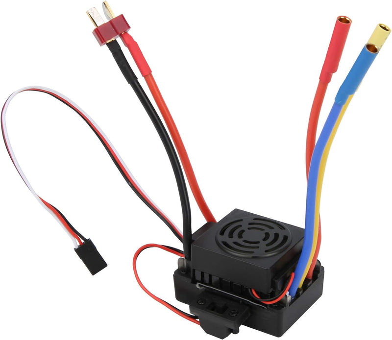 60A RC ESC, Wasserdichter Bürstenloser ESC-Elektrodrehzahlregler für SCX10 1/10 RC-Automodell(T-Stec