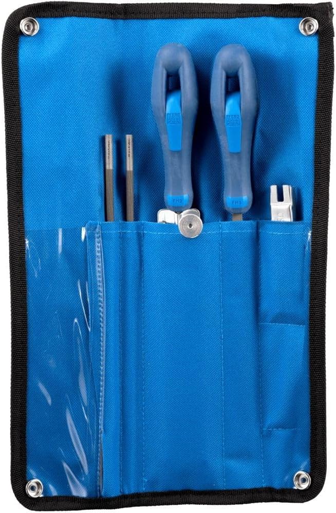 PFERD Schärffeilen SET CS-SLS- 5,16 in Rolltasche | Durchmesser 5,16 mm|13/64" Für Kettenteilung 3/8