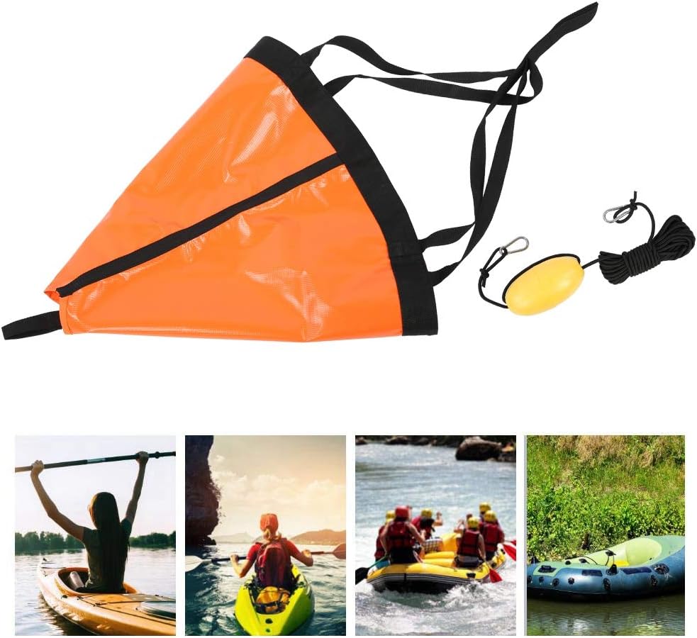 Bootsanker Set, 24 Zoll Drift Socke Sea Anchor Drogue, Heavy Duty Drift Anker mit Schwimmpunkt Leich
