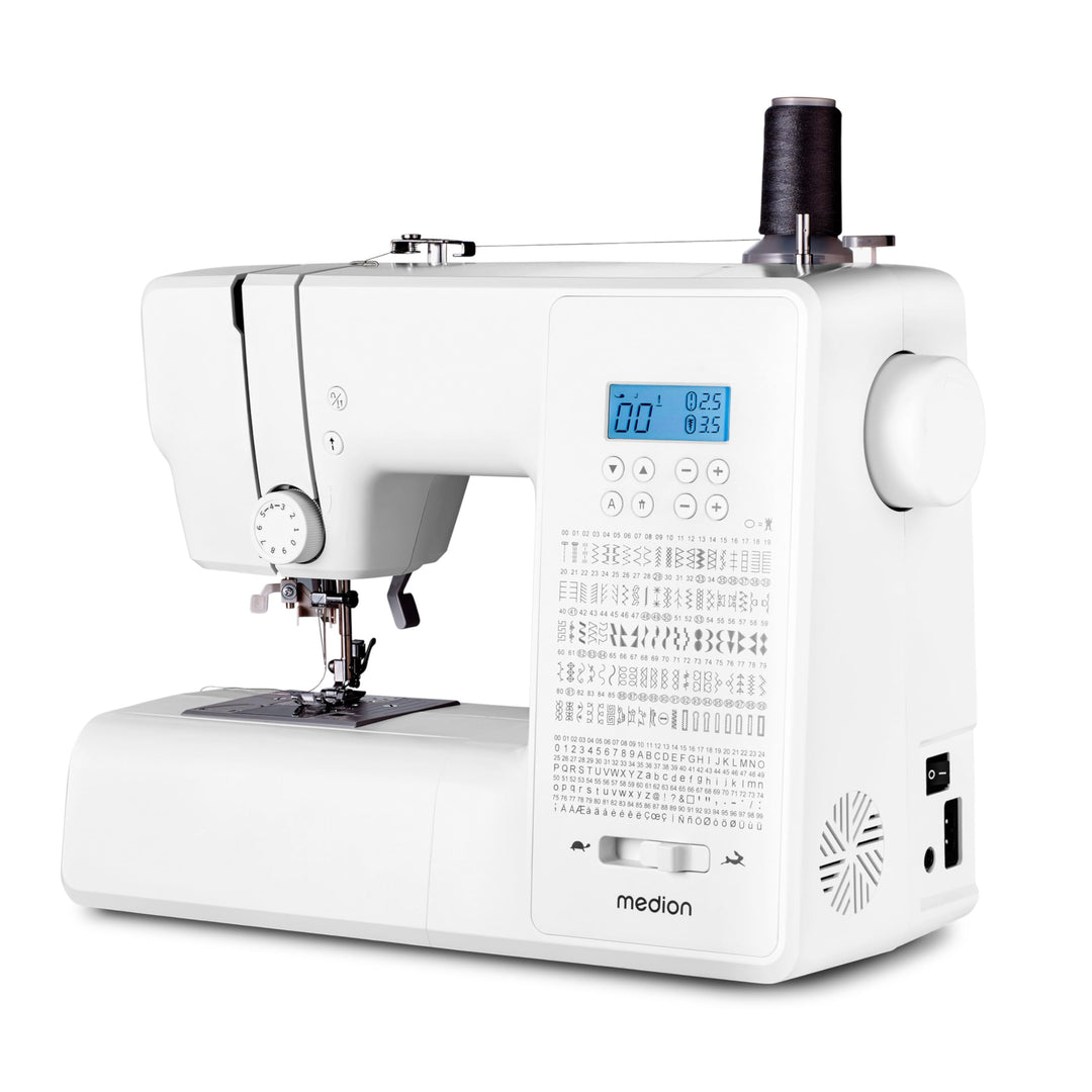 MEDION Digitale Nähmaschine SD36 (36 Watt, einstellbare Stichlänge und Stichbreite, 270 Stichmuster,