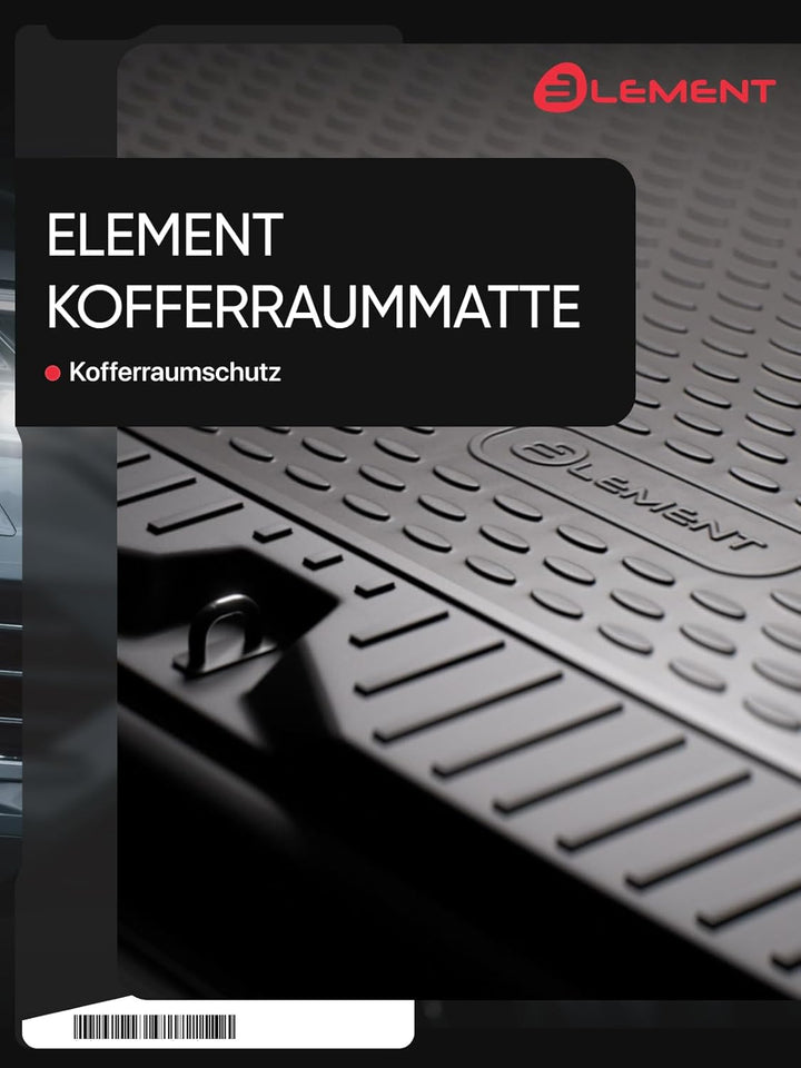 Element Passgenaue Premium Antirursch Kofferraummatte Laderaumwanne passend für VW Golf Sportsvan |