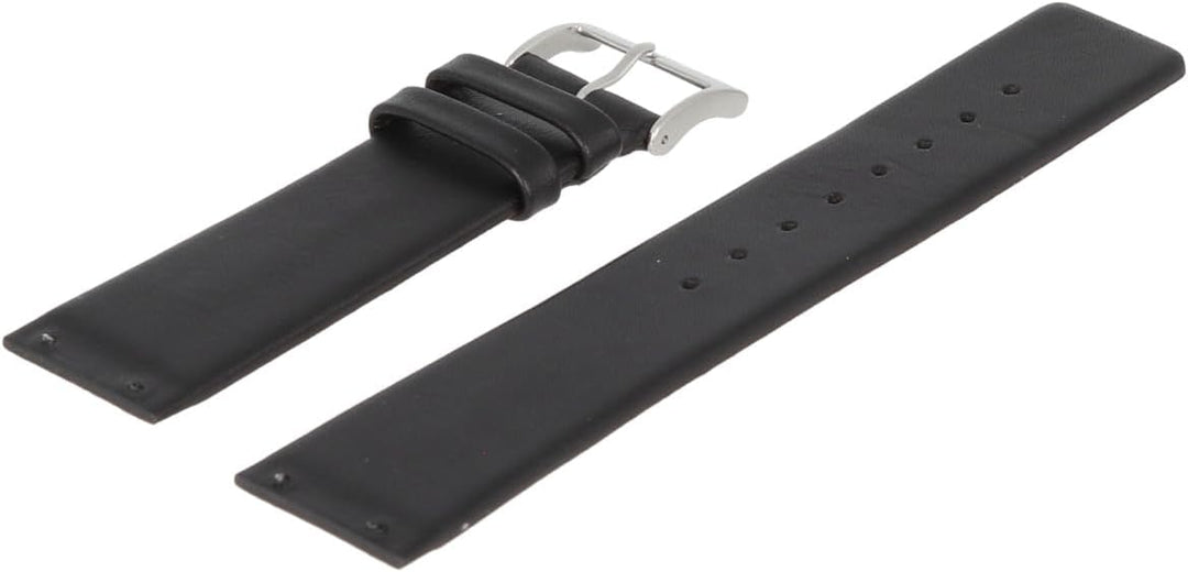 Skagen Uhrenarmband 22mm Leder Schwarz - 233XXL