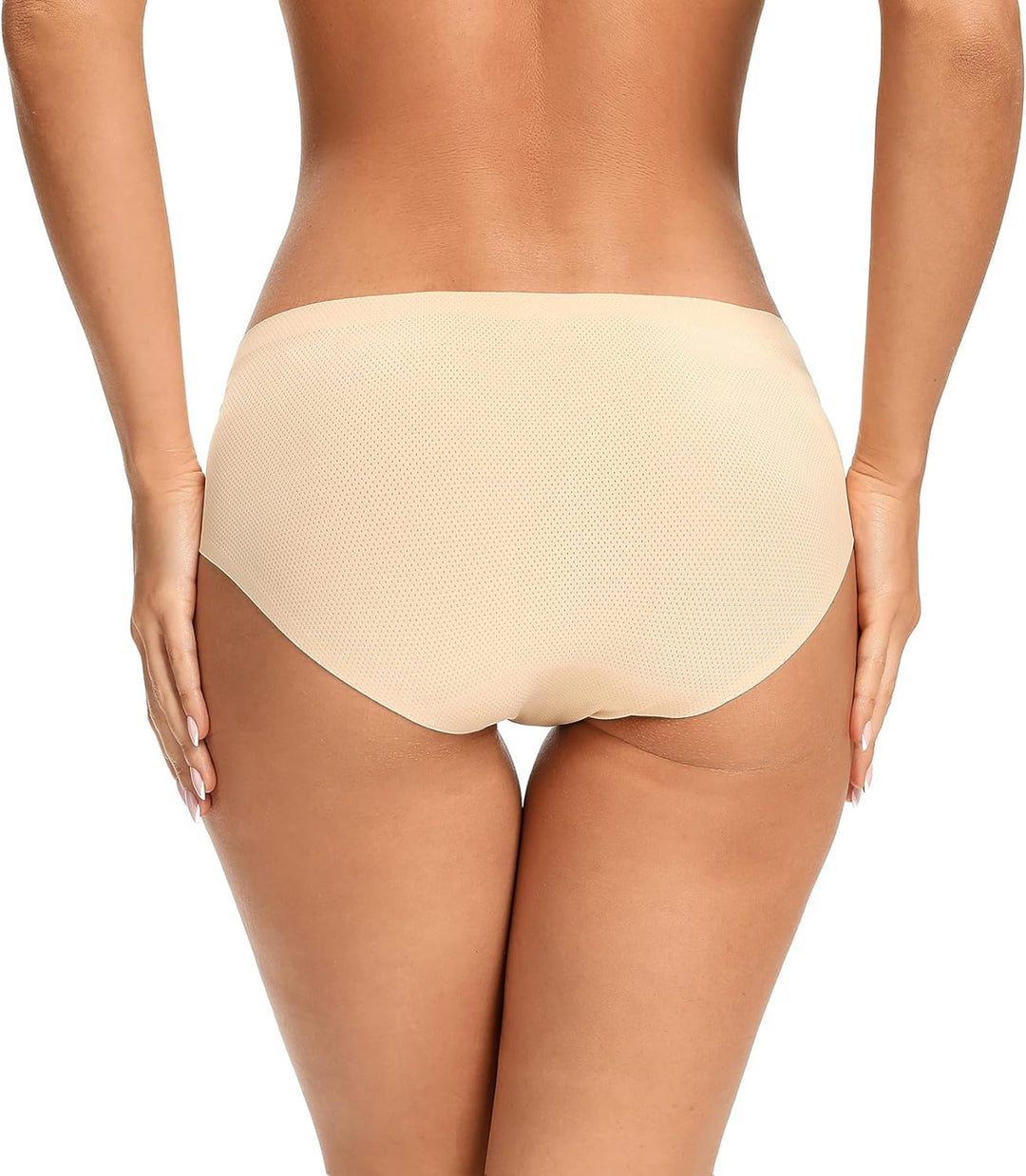 VOENXE Unterhosen Damen Nahtlos,Seamless Hipster UnterwäSche Frauen,Slips Ohne Naht,Unsichtbar Unter