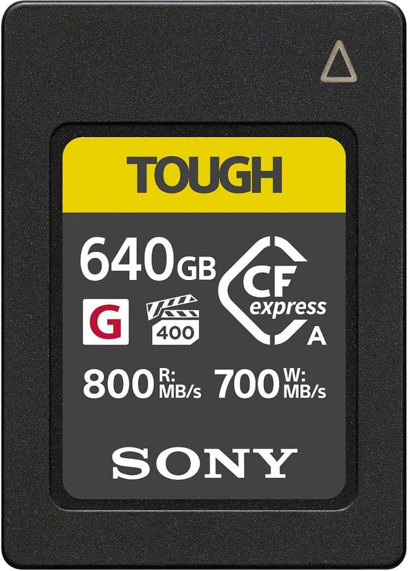 Sony VPG400 Tough CFexpress Hochgeschwindigkeits-Speicherkarte, Klasse G, 640 GB, Typ A (800 MB/s Le