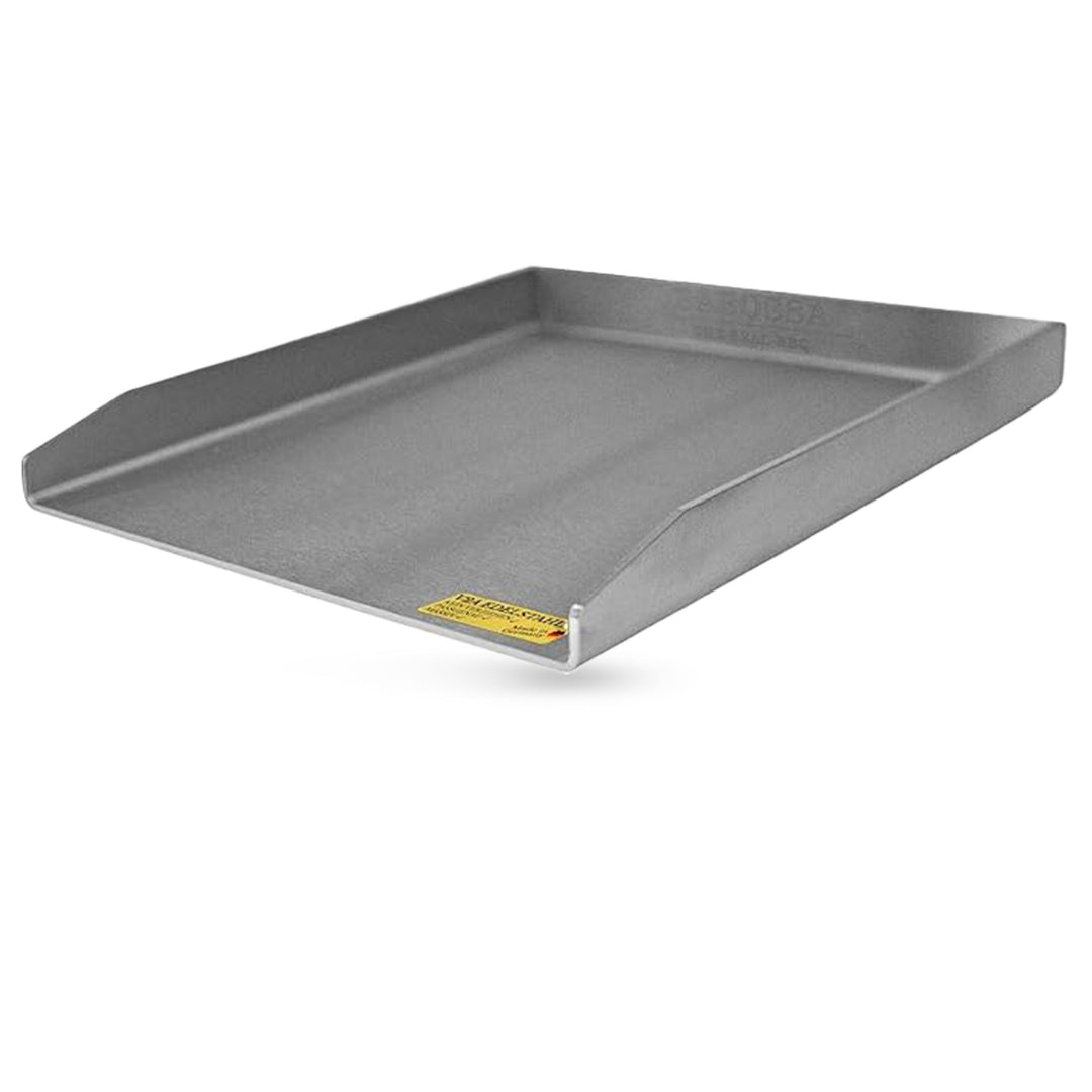 BABOSSA Grill Plancha aus V2A Edelstahl – Erstklassige Verarbeitung & perfekte Hitzeverteilung – kom