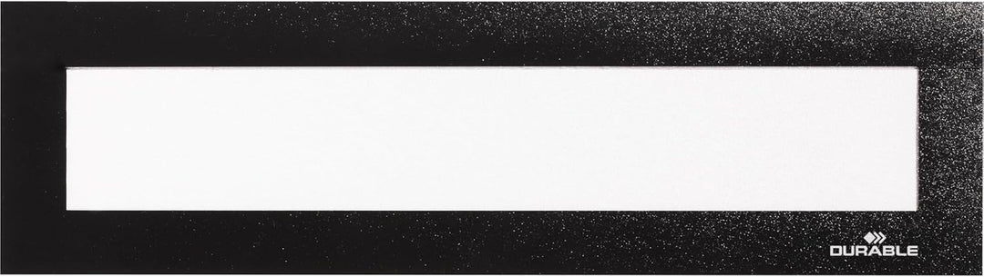 Durable Info-Rahmen Duraframe Magnetic Top (A4, Magnetrahmen für Überschriften) 5 Stück, schwarz, 49