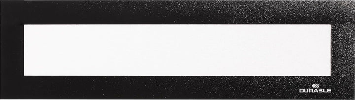 Durable Info-Rahmen Duraframe Magnetic Top (A4, Magnetrahmen für Überschriften) 5 Stück, schwarz, 49