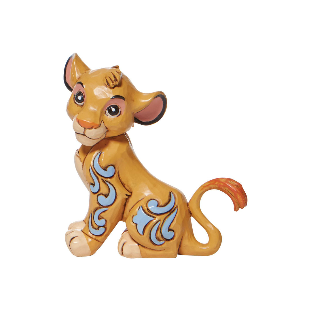 Enesco Jim Shore 6009001 Disney Traditions Simba Miniaturfigur Mehrfarbig 3 in H x 1.75 in W x 2.25